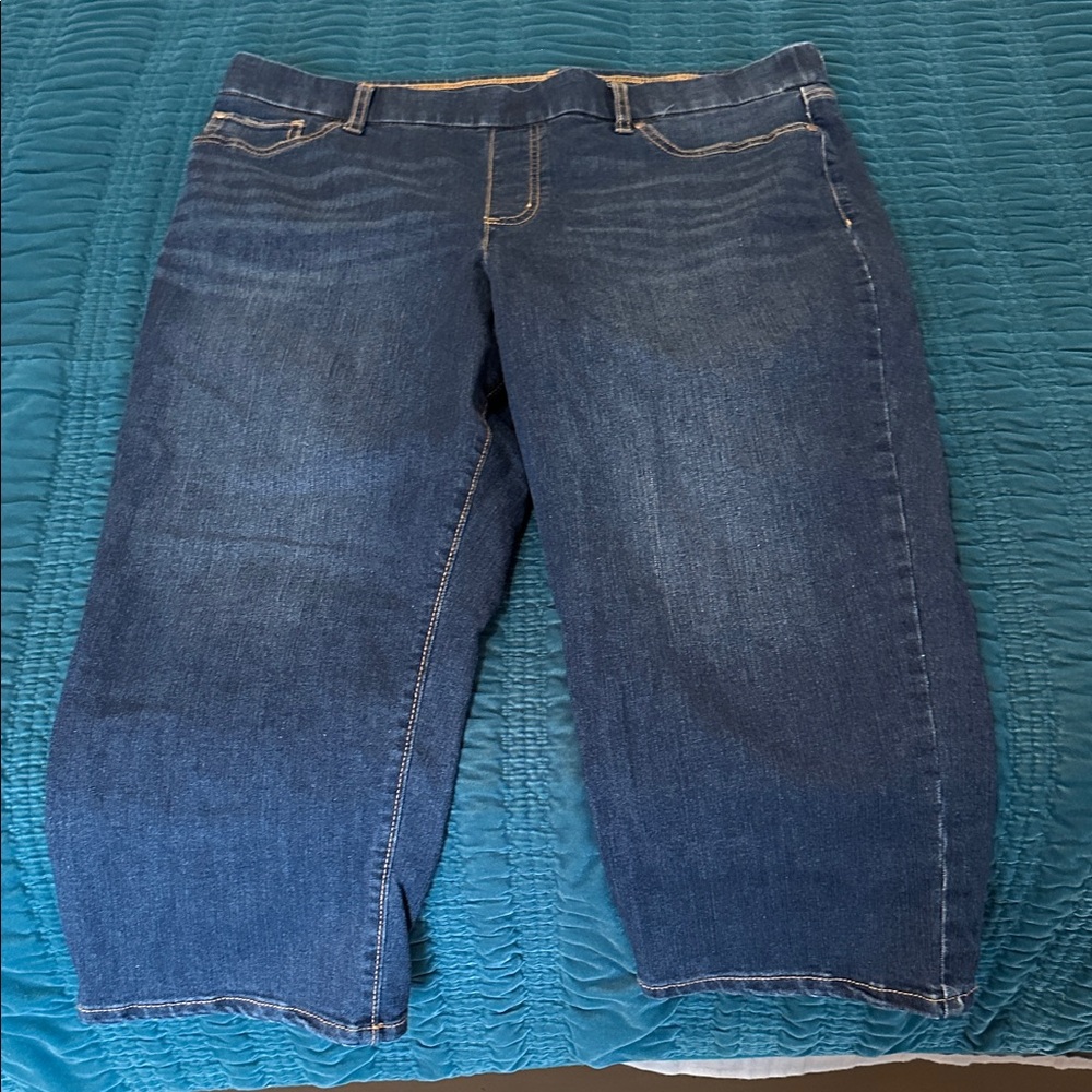 Kim Rogers Dark Blue Ankle Jeans